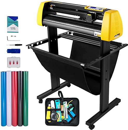 VEVOR Vinyl-Schneidemaschine, 870 mm Max Papierzufuhr Schneideplotter, automatische Kamera Kontur Schneiden LCD-Bildschirm Drucker mit Stand einstellbare Kraft & Geschwindigkeit VEVOR Vinyl-Schneidemaschine, 870 mm Max Papierzufuhr Schneideplotter, automatische Kamera Kontur Schneiden LCD-Bildschirm Drucker mit Stand einstellbare Kraft & Geschwindigkeit von VEVOR