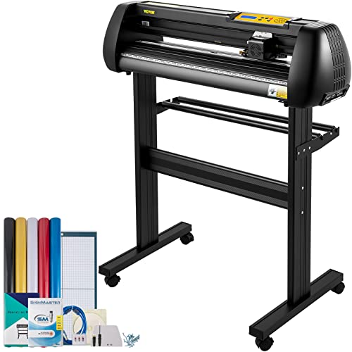 VEVOR Vinyl Schneidemaschine Schneideplotter 720 mm SignMaster Bodenständer, Plottermaschine Schnittgeschwindigkeit 10–800 mm/s, Schnittkraft 10-500 g, Schrittmotor, fünf Vinylrollen, 16 MB, 13,5 kg VEVOR Vinyl Schneidemaschine Schneideplotter 720 mm SignMaster Bodenständer, Plottermaschine Schnittgeschwindigkeit 10–800 mm/s, Schnittkraft 10-500 g, Schrittmotor, fünf Vinylrollen, 16 MB, 13,5 kg von VEVOR