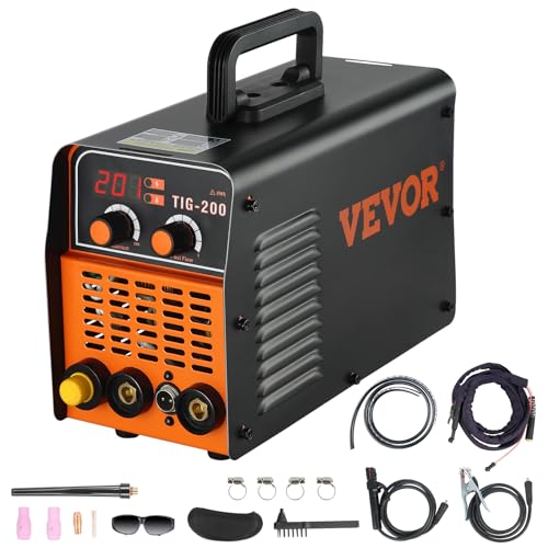 VEVOR WIG-200C WIG/MMA ARC Kombi-Schweißgerät Inverter 20-200A 40W 230V Welder, 1–3,2 mm WIG-Elektroden, 1–4 mm MMA-Elektroden, IP21 Wasserdicht, Automatische Abschaltfunktion VEVOR WIG-200C WIG/MMA ARC Kombi-Schweißgerät Inverter 20-200A 40W 230V Welder, 1–3,2 mm WIG-Elektroden, 1–4 mm MMA-Elektroden, IP21 Wasserdicht, Automatische Abschaltfunktion von VEVOR
