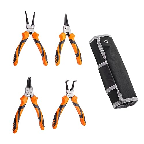 VEVOR Zangensatz Zangenset, 4-teiliges Set Feinmechaniker Zangen Set, Innensicherungsringzange Außensicherungsringzange 45# Stahl Profi Zangen Satz Zangen Professionale Werkzeuge VEVOR Zangensatz Zangenset, 4-teiliges Set Feinmechaniker Zangen Set, Innensicherungsringzange Außensicherungsringzange 45# Stahl Profi Zangen Satz Zangen Professionale Werkzeuge von VEVOR