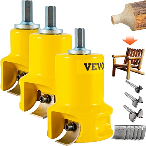 VEVOR Zapfenschneider Forstnerbohrer 25,4 & 38 mm & 50,8 mm, 2 Klingen Zapfenschneider Forstner Bit Zapfenschneider Set für Balkenbetten, Balkengeländer, Balkenzäune, Balkentische usw. Forstnerbohrer VEVOR Zapfenschneider Forstnerbohrer 25,4 & 38 mm & 50,8 mm, 2 Klingen Zapfenschneider Forstner Bit Zapfenschneider Set für Balkenbetten, Balkengeländer, Balkenzäune, Balkentische usw. Forstnerbohrer von VEVOR