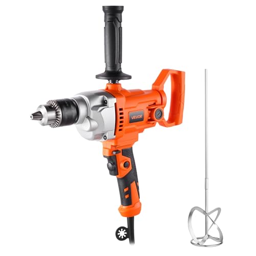 VEVOR elektrische Bohrmaschine 12,7 mm mit Mixer Bohrmaschinenmischer Set 850 U/min 3,2 A Mischbohrmaschine mit D-Griff zum Bohren & Mischen multifunktionale Bohrgerät mit Mischer für Futter Zement VEVOR elektrische Bohrmaschine 12,7 mm mit Mixer Bohrmaschinenmischer Set 850 U/min 3,2 A Mischbohrmaschine mit D-Griff zum Bohren & Mischen multifunktionale Bohrgerät mit Mischer für Futter Zement von VEVOR