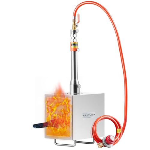 VEVOR tragbare Propan Schmiede, 1 Brenner, 1427 ℃ Propan Schmelzofen für die Werkzeug- und Messerherstellung, quadratische Gasschmiedewerkzeuge und -ausrüstung aus Edelstahl VEVOR tragbare Propan Schmiede, 1 Brenner, 1427 ℃ Propan Schmelzofen für die Werkzeug- und Messerherstellung, quadratische Gasschmiedewerkzeuge und -ausrüstung aus Edelstahl von VEVOR