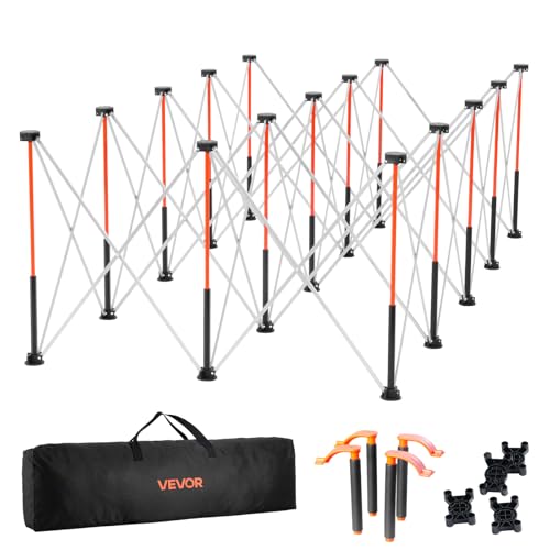 VEVOR tragbarer klappbarer Montageständer (970 x 215 x 350 mm), zusammenfaltbare Werkbank Werkbankständer mit 2724 kg Tragkraft & Aufbewahrungstasche (keine Tischplatte) für Garage Werkstatt von VEVOR