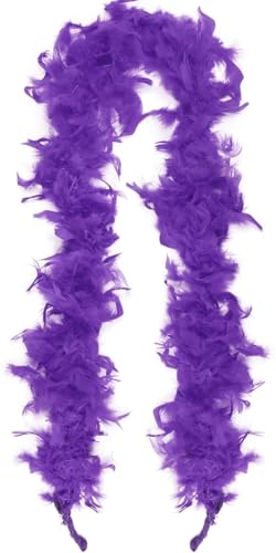 VEYLIN Lila Federboa, 2 Meter lange Truthahnfederboas flauschige Truthahnfedern für Hochzeit Tafelaufsätze Kostüm Party Zubehör VEYLIN Lila Federboa, 2 Meter lange Truthahnfederboas flauschige Truthahnfedern für Hochzeit Tafelaufsätze Kostüm Party Zubehör von VEYLIN