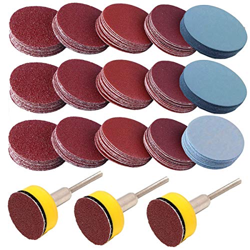 25mm Schleifpapier Polierpad VÉZAAR 300 Stück Schleifscheiben Sets mit Aufkleber Unterstützer Teller 3mm Schaft 80 120 140 400 600 1000 1500 3000 5000 Körnung 25mm Schleifpapier Polierpad VÉZAAR 300 Stück Schleifscheiben Sets mit Aufkleber Unterstützer Teller 3mm Schaft 80 120 140 400 600 1000 1500 3000 5000 Körnung von VÉZAAR