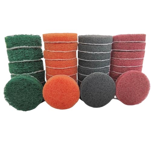 Schleifvlies 40er Set VÉZAAR Polierpads 50mm für Holz, Edelstahl, Kunststoff, Möbel, Geländer, körnung 180 320 800 1500 Schleifvlies 40er Set VÉZAAR Polierpads 50mm für Holz, Edelstahl, Kunststoff, Möbel, Geländer, körnung 180 320 800 1500 von VÉZAAR