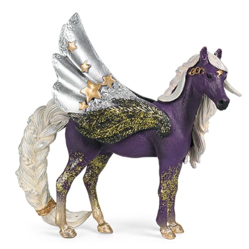 VEghee Rainbow Unicorn,Unicorn Toy,FigureUnicorn Family,Mythical Pegasus Unicorn Model Magic Energy Creature Solid Coloured Unicorn von VEghee