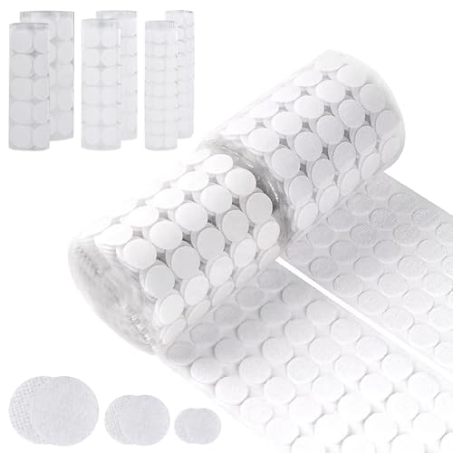 VFANDV Klettpunkte Selbstklebend 1080 Stück, 10/15/20mm Klettverschluss Selbstklebend Klett Klebepunkte Rund Doppelseitig Klebende Klettverschluss für Handwerk auf Papier Kunststoff Glas VFANDV Klettpunkte Selbstklebend 1080 Stück, 10/15/20mm Klettverschluss Selbstklebend Klett Klebepunkte Rund Doppelseitig Klebende Klettverschluss für Handwerk auf Papier Kunststoff Glas von VFANDV