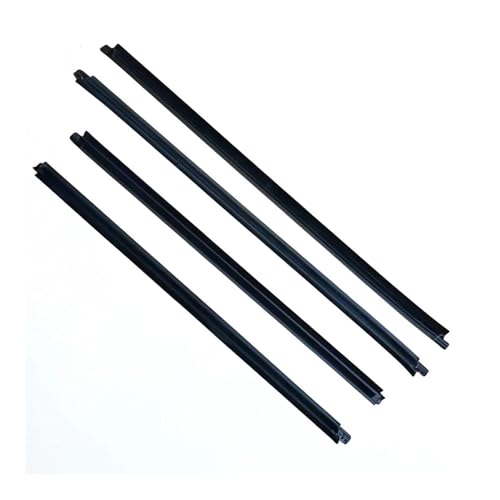 VFENSE Hochwertiger Dichtungsstreifen for die Außentürfenster aus Glasperlen for Fortuner 2005–2015, 2016–2021 (4er-Set) von VFENSE