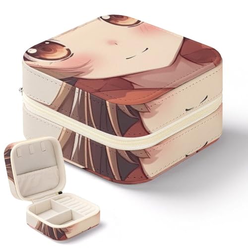 VFMNT Japanische Anime-Schmuckschatulle mit Reißverschluss, tragbar, PU-Leder, Reise-Schmuckkästchen, Organizer, Aufbewahrungsbox für Ringe, Ohrringe, Halsketten, Geschenke VFMNT Japanische Anime-Schmuckschatulle mit Reißverschluss, tragbar, PU-Leder, Reise-Schmuckkästchen, Organizer, Aufbewahrungsbox für Ringe, Ohrringe, Halsketten, Geschenke von VFMNT