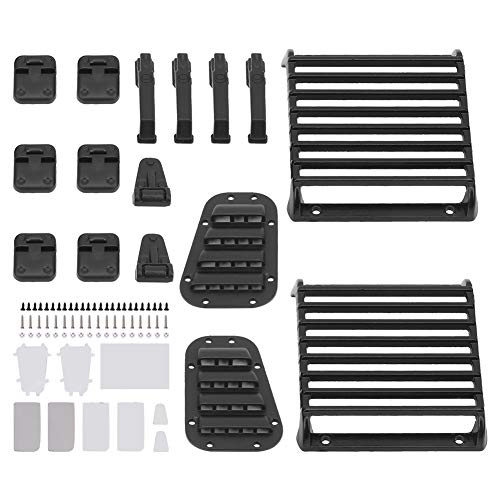 Defender Zubehör, Frontlampenschutz Ansauggitter Tür Motorabdeckung Scharnier Dekor Für Traxxas Defender 1/10 Rc Crawler Car Traxxas von VGEBY
