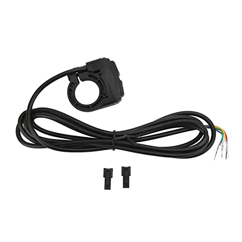 VGEBY Elektrischer Fahrradschalter, Elektrischer Fahrradlichtschalter, Vieradriger, Doppelter, Selbstsichernder, Verschleißfester Elektrischer Fahrradschalter aus Nylon mit 2 Schnittstellen von VGEBY