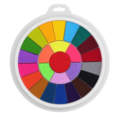 VGEBY Stempelkissen für Kleinkinder, 25 Farben, Waschbar, Starke Farbkraft, Stempel, Fingerfarbe, Stempelkissen, Drucken und Stempeln für, Basteln, Kartenherstellung, Kunst und Handwerk VGEBY Stempelkissen für Kleinkinder, 25 Farben, Waschbar, Starke Farbkraft, Stempel, Fingerfarbe, Stempelkissen, Drucken und Stempeln für, Basteln, Kartenherstellung, Kunst und Handwerk von VGEBY