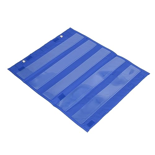 VGEBY Taschentafel, Leuchtende Farben, 5-reihig, Magnetisch, Klar, Zeitplan, Lehrtafeln für die Schule zu Hause (Blau) von VGEBY