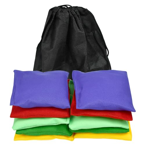 VGECEE Cornhole Säckchen 10 Stück Wurfsäckchen Cornhole Bohnensäckchen 10x10cm Cornhole Sitzsack-Set Sandsäckchen Wurfspiel Bean Bags Throwing für Outdoor Gärten Jonglieren Spiel VGECEE Cornhole Säckchen 10 Stück Wurfsäckchen Cornhole Bohnensäckchen 10x10cm Cornhole Sitzsack-Set Sandsäckchen Wurfspiel Bean Bags Throwing für Outdoor Gärten Jonglieren Spiel von VGECEE