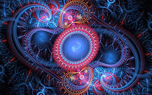 VGJM 5D Diamond Painting Cross Stitch Fractal Abstract Art Home Wall Decoration 30x40cm von VGJM