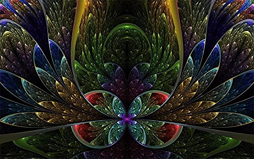 VGJM 5D Diamond Painting Cross Stitch Fractal Abstract Classic Art Home Wall Decoration 50x50cm von VGJM