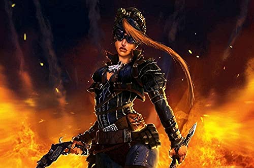 VGJM 5D Diamond Painting Cross Stitch Science Fiction Classic Indoor Art Home Wall Decoration 50x50cm von VGJM