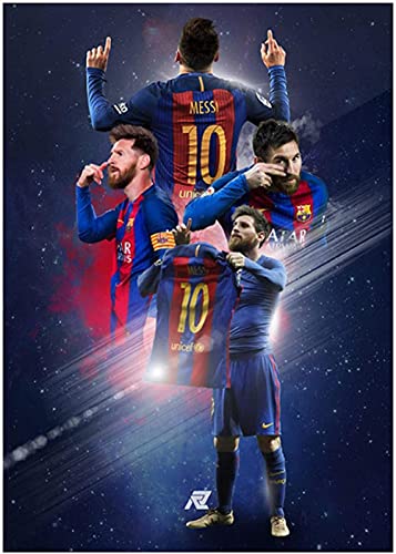 VGJM 5D Diamond Painting Cross Stitch Sports Football Star Abstract Art Home Wall Decoration 30x40cm von VGJM