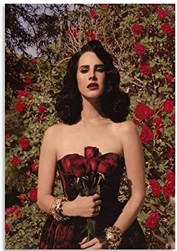 VGJM Adult 5D Diamond Painting Set Lana Del Rey Art Crafts for Home Wall Decoration 40x40cm von VGJM