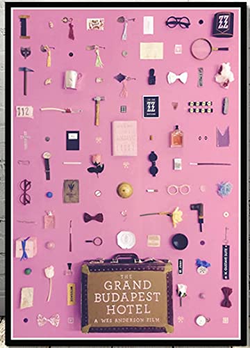 VGJM Adult 5D Diamond Painting Set The Grand Budapest Hotel Movie Art Crafts, Suitable for Home Wall Decoration 50x50cm von VGJM