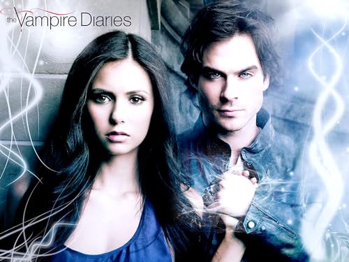VGJM DIY 5D Diamond Painting Kits for Adults Kids,The Vampire Diaries,Full Drill Diamond Embroidery Kits Cross Stitch Pictures Arts Craft Home Wall Decoration-30x40cm von VGJM
