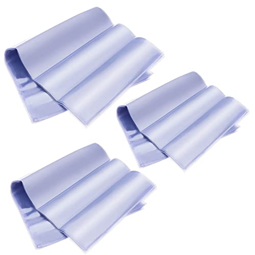 VGOL 150 Stück Schrumpffolienbeutel Transparente Heißsiegelbeutel PVC-Verpackungsfolie Verpacken von Schuhen, Laptops, DVDs, CDs, 20 X 35 Cm, 25 X 40 Cm, 28 X 45 Cm, 50 Stück Pro Größe von VGOL