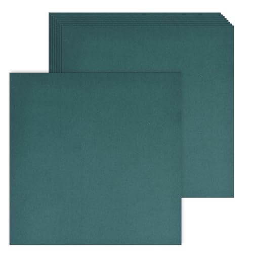 VGOODALL Dickes Papier zum Drucken, 20 Blatt Kartonpapier Fotokarton 30,5 x 30,5cm Tonkarton Pappe für Kartenherstellung, Handwerk, Scrapbooking Grün 300gsm Tonpapier VGOODALL Dickes Papier zum Drucken, 20 Blatt Kartonpapier Fotokarton 30,5 x 30,5cm Tonkarton Pappe für Kartenherstellung, Handwerk, Scrapbooking Grün 300gsm Tonpapier von VGOODALL