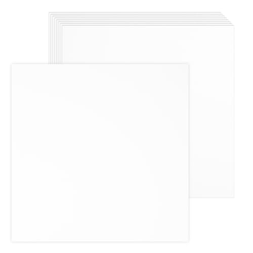 VGOODALL Dickes Papier zum Drucken, 20 Blatt Kartonpapier Fotokarton 30,5 x 30,5cm Tonkarton Pappe für Kartenherstellung, Handwerk, Scrapbooking Weiß 300gsm VGOODALL Dickes Papier zum Drucken, 20 Blatt Kartonpapier Fotokarton 30,5 x 30,5cm Tonkarton Pappe für Kartenherstellung, Handwerk, Scrapbooking Weiß 300gsm von VGOODALL