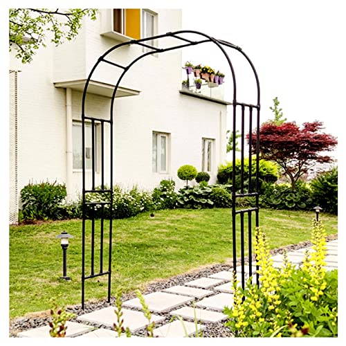 VGVSBG 220/250/300 cm Kletterbogen für Rosenpflanzen, breiter, Stabiler Torbogen aus Metall, ideal für Hinterhof, Rasen, Innenhof, Hochzeitsdekoration von VGVSBG
