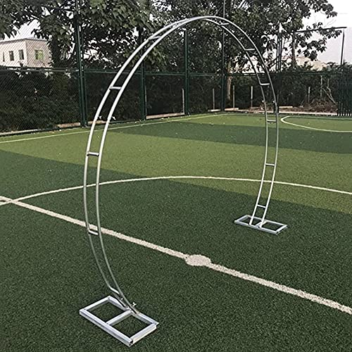 VGVSBG Doppelpoliger runder Garten, röhrenförmiger Laubenspalier für Kletterpflanzen, Stützwegdekoration, Hochzeitsfeier, Brautball von VGVSBG