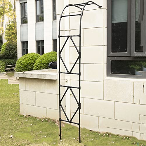 VGVSBG Garten, Gartenlaube für Verschiedene Kletterpflanzen und Pflanzen, Dekoration für Hochzeiten, Partys, Garten, Rasen, Hinterhof im Freien, Schwarz von VGVSBG