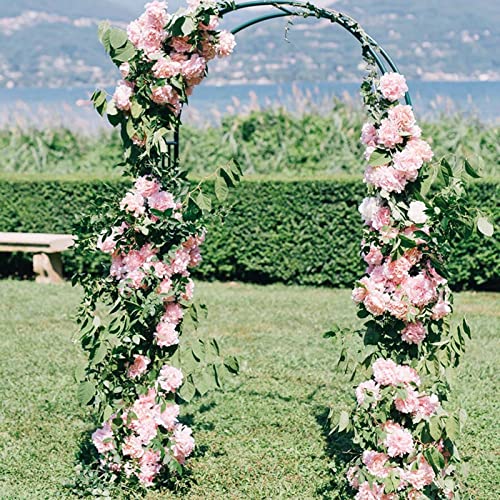 VGVSBG Gartenbogen, robuster Metallrahmen, Torbogenstütze, wetterfester Rosenbogen für Garten, Rasen, Terrasse, Pavillon, Gartenlaube, Pergola, dekorativer Hochzeitsb von VGVSBG