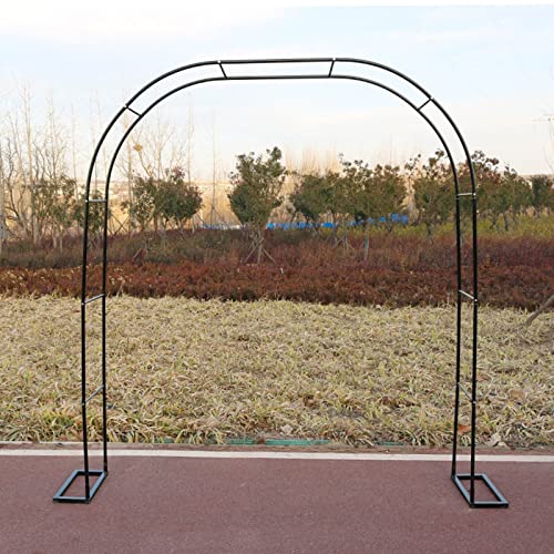 VGVSBG Gartenbogen 220 cm × 230 × 40 cm, 260 × 230 × 40 cm, dekorativer Hochzeitsbogen, Metallspalier, Rosenbogen, Gartenlaube, Rahmen, Torbogenstütze, für Gärten, Hot von VGVSBG