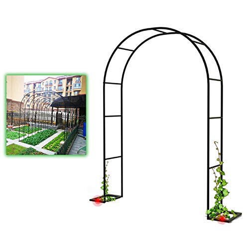VGVSBG Gartenbogen Pergola Laube Laube Torbogen, Metall Stabiler Rosenbogen Spalier, Für Kletterpflanzen Und Pflanzen, Hochzeiten Quinceaneras Party Dekoration von VGVSBG