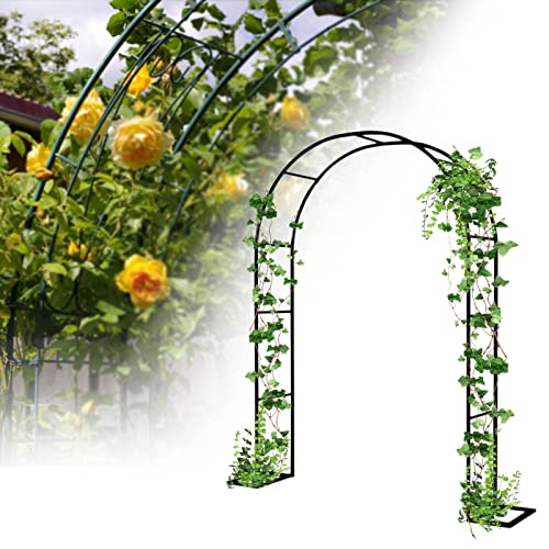 VGVSBG Gartenbogen-Spalier, Metall-Pergola für den Außenbereich, Hochzeitsdekoration für Kletterpflanzen, Rosen, Reben, Garten, Rasen, Hinterhof, Terrasse, Hochzeit, S von VGVSBG