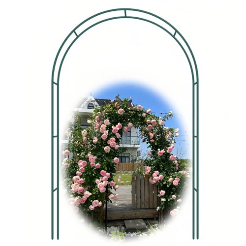 VGVSBG Gartenbogen mit Metallrahmen, traditioneller dekorativer Torbogen für Wege/Eingänge, 94,4 x 55,1 x 14,9 Zoll, Gartenlaubenbogen für Rosen, Kletterpflanzen, Stü von VGVSBG