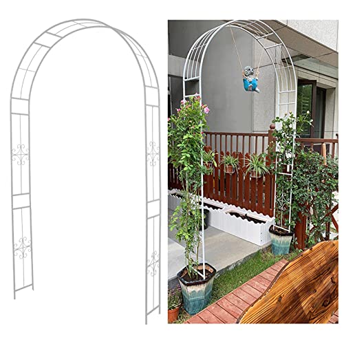 VGVSBG Gartenlaube, Rankgitter für Kletterpflanzen, Rosen, Weinreben, Stützgestell, Gartenlaube, Rasen, Hinterhof, Terrasse im Freien, Höhe 2,4 m von VGVSBG