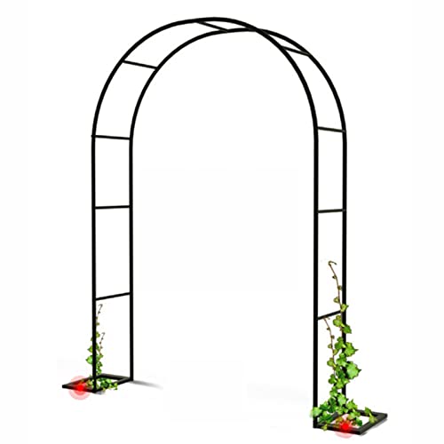 VGVSBG Gartenlaube aus Metall, dekorativ, Robustes, rostfreies Rohrgitter, für Kletterpflanzen, Dekoration für Hochzeitsfeiern von VGVSBG