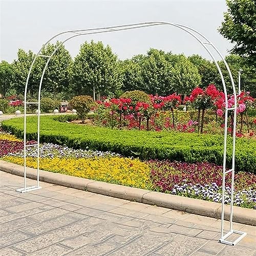 VGVSBG Metall-Gartenbogen für den Außenbereich, robuster Rosenbogen, Stützbogen für Kletterpflanzen, große Hochzeitsbögen, 160 cm, 180 cm, 200 cm, 120 cm breit, B300 von VGVSBG