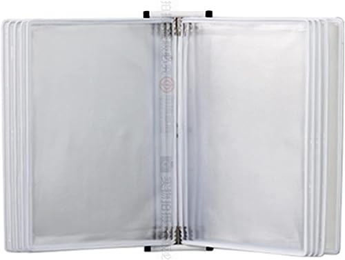 A4-Dokumentenhalter zur Wandmontage, 10 doppelseitiges Panel-Anzeigesystem, wandmontierter Ordner, umblätterbarer Aktenhalter, A4-/Letter-Format, zur Anzeige von Menüs/Katalogen/Berichten usw.(White) A4-Dokumentenhalter zur Wandmontage, 10 doppelseitiges Panel-Anzeigesystem, wandmontierter Ordner, umblätterbarer Aktenhalter, A4-/Letter-Format, zur Anzeige von Menüs/Katalogen/Berichten usw.(White) von VHTDFEVXO