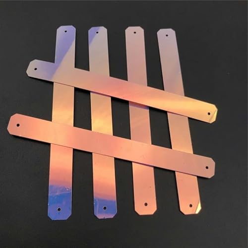 Pailletten für Aufnähen, 120 stücke/500 stücke 10 * 100mm Große Rechteckige Bar Zwei Löcher Flache Nähen, Hochzeit Handwerk, frauen Kinder DIY Bekleidungs Zubehör Großhandel(Golden Pink,120pcs) Pailletten für Aufnähen, 120 stücke/500 stücke 10 * 100mm Große Rechteckige Bar Zwei Löcher Flache Nähen, Hochzeit Handwerk, frauen Kinder DIY Bekleidungs Zubehör Großhandel(Golden Pink,120pcs) von VHTDFEVXO