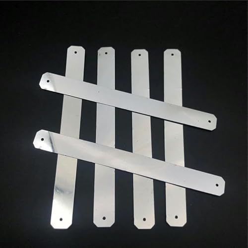 Pailletten für Aufnähen, 120 stücke/500 stücke 10 * 100mm Große Rechteckige Bar Zwei Löcher Flache Nähen, Hochzeit Handwerk, frauen Kinder DIY Bekleidungs ​​Zubehör Großhandel(Silver,120pcs) von VHTDFEVXO