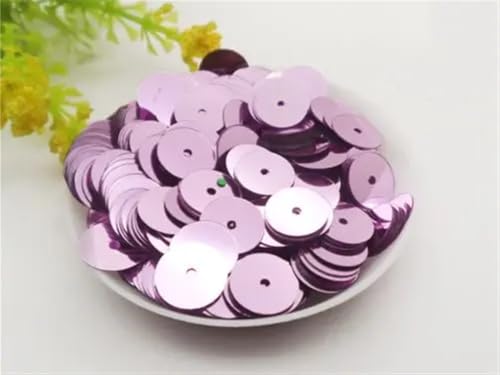 Pailletten für Aufnähen, 60 Gramm 5 mm 6 mm 8 mm 10 mm 12 mm flach rund lose SS geeignet for Nähen Hochzeit(Pink,10MM 2000PCS) von VHTDFEVXO