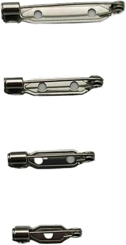 VHTDFEVXO 10 Stück 2,4 cm Lange Anstecknadel, Broschensockel, Rückleiste, Ausweishalter, Broschennadeln, DIY-Schmuckzubehör, 24 mm, Eisen(Stainless Steel,21mm) von VHTDFEVXO