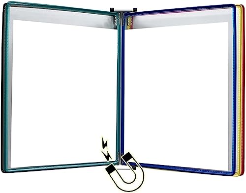 VHTDFEVXO A4-Dokumentenhalter zur Wandmontage, A4-Wandständer for Informationstaschen for Umblättern(Color) von VHTDFEVXO