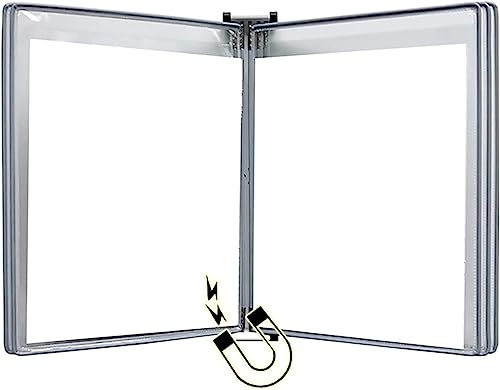 VHTDFEVXO A4-Dokumentenhalter zur Wandmontage, A4-Wandständer for Informationstaschen for Umblättern(Gris) von VHTDFEVXO
