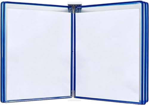 VHTDFEVXO A4-Dokumentenhalter zur Wandmontage, Aktenordner A3, Wandordner -, A3 [16,53 Zoll × 11,69 Zoll] 10 Hüllen(Blu) von VHTDFEVXO