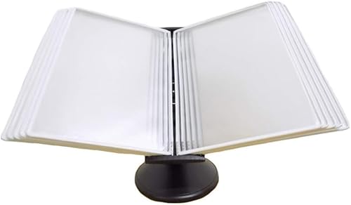 VHTDFEVXO A4-Dokumentenhalter zur Wandmontage, Klappbarer Aktenhalter, Tisch- oder Wandständer mit Einstellbarer Neigung(C) von VHTDFEVXO